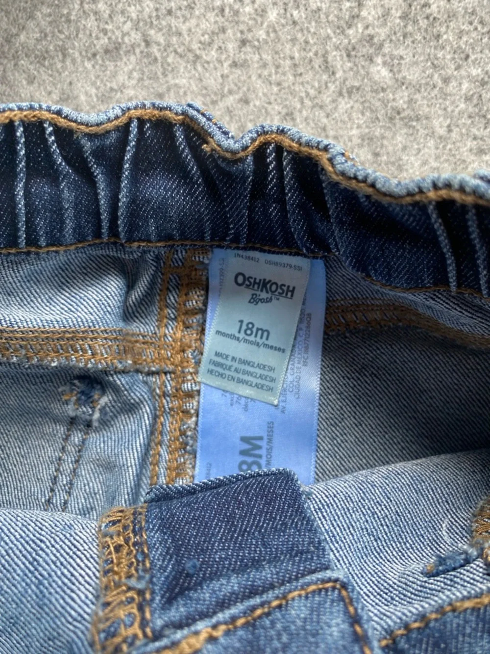 Oshkosh girls 18 months super skinny jeans pants new with tags